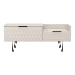 Anzio Matt Kashmir Media Unit With 2 Drawers, (H)51.6Cm X (W)127.9Cm X (D)39.3Cm - thumbnail 2
