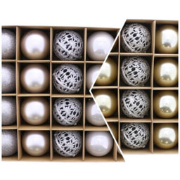 Prime Plus 20 Pcs Christmas Baubles Ornaments For Xmas Trees Decor Christmas Ball Ornaments - thumbnail 1