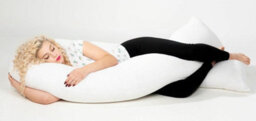 ARLinens U Shaped Pillow 9Ft Hollowfiber Filled Orthopedic Maternity Pregnency Long Full Body Support U Pillow (9 Ft) - thumbnail 7