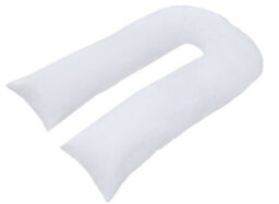 ARLinens U Shaped Pillow 9Ft Hollowfiber Filled Orthopedic Maternity Pregnency Long Full Body Support U Pillow (9 Ft) - thumbnail 6