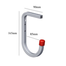 2 X Wall Mounted 50Kg Storage Hooks With Shelf Support Bracket For Garages & Sheds - thumbnail 4