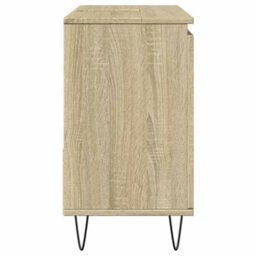 Walplus Bathroom Cabinet Sonoma Oak 65X33X60 Cm Engineered Wood - thumbnail 4