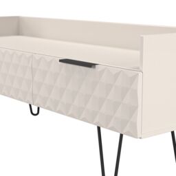 Anzio Matt Kashmir Media Unit With 2 Drawers, (H)50.1Cm X (W)128.2Cm X (D)39.4Cm - thumbnail 5