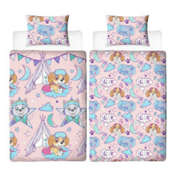 Paw Patrol Sleepover Reversible Duvet Set Multicoloured (Single)