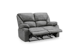 Home Detail Enoch 2 Seater Recliner Sofa, Dark Grey Faux Leather - thumbnail 6