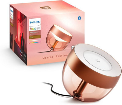 Philips Hue Iris Table Lamp - White And Color Ambiance - Integrated Led - Copper - 8,1 W - Bluetooth