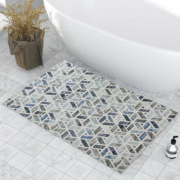 Ameha Non Slip Printed Rug Indoor/outdoor Floor Mat Zara Pattern 40X60 Cm Geometric Door Floor Mats - thumbnail 7