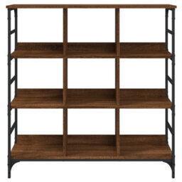 Berkfield Sideboard Brown Oak 102X32X103.5 Cm Engineered Wood - thumbnail 4