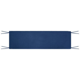 Beliani Garden Bench With Cushion Tuscania 160 Cm Eucalyptus Wood Blue - thumbnail 7