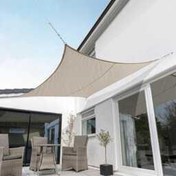 Kookaburra 3.6M Square Waterproof Mushroom Garden Patio Sun Shade Sail Canopy 98% Uv Block With Free Rope - thumbnail 2