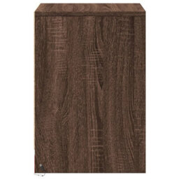 Berkfield Bedside Cabinets With Led Lights 2 Pcs Brown Oak Engineered Wood - thumbnail 7
