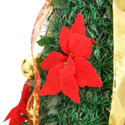 Berkfield Artificial Christmas Tree Pop-Up 200 Leds Green 210 Cm - thumbnail 6