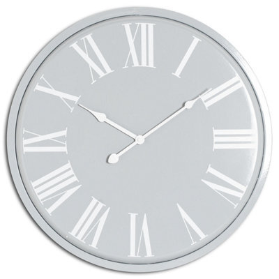 Hill Interiors Rothay Wall Clock Grey (80Cm X 5Cm X 80Cm) - image 1
