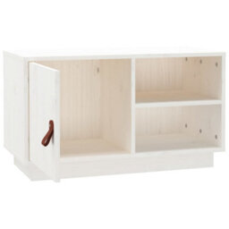 Vidaxl Tv Cabinet White 70X34X40 Cm Solid Wood Pine - thumbnail 7