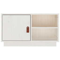 Vidaxl Tv Cabinet White 70X34X40 Cm Solid Wood Pine - thumbnail 6