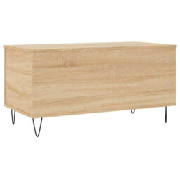 Berkfield Modern Coffee Table Sonoma Oak 90X44.5X45 Cm Engineered Wood - thumbnail 8