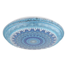 Luminosa Lighting Luminosa Lazaro Integrated Led Semi Flush Ceiling Light Blue Matt Led 2700-6000K - thumbnail 2