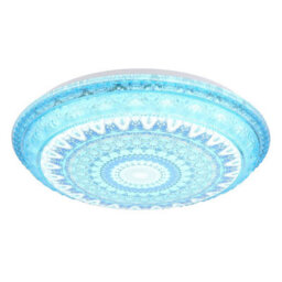 Luminosa Lighting Luminosa Lazaro Integrated Led Semi Flush Ceiling Light Blue Matt Led 2700-6000K - thumbnail 5