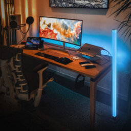 Briloner Rgb Gaming Led Floor Lamp Music Sync Usb-C Ambience Standing Tube Light 150Cm - thumbnail 3