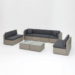 Home Detail Tropez Modular Corner Rattan Garden Sofa Set - thumbnail 8