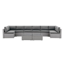 Home Detail Tropez Modular Corner Rattan Garden Sofa Set - thumbnail 4
