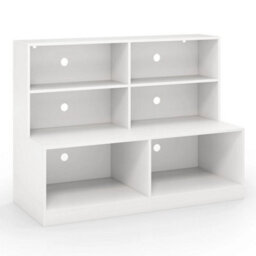 Entryway White Shoe Cabinet 2-In-1 Storage Cabinet & Shoe Bench Combo - thumbnail 1