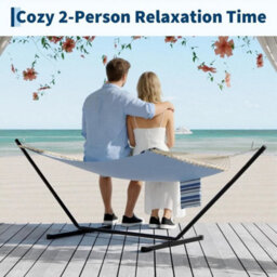 Hammocks 12 Ft Double With Spreader Bar And Detachable Pillow Hammock - thumbnail 6