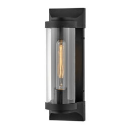 Luminosa Lighting Luminosa Hinkley Pearson Outdoor Wall Lantern Textured Black, Ip44 - thumbnail 1