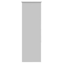 Berkfield Roller Blind Blackout Light Grey 60X130 Cm Fabric Width 55.7 Cm Polyester