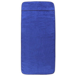 Berkfield Beach Towels 2 Pcs Royal Blue 60X135 Cm Fabric 400 Gsm - thumbnail 3