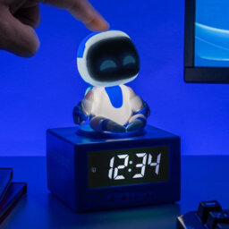 Astro Bot Alarm Clock, Digital Taptosnooze, Night Light, 17Cm Battery Figurine For Kids & Gamers , Paladone - thumbnail 3