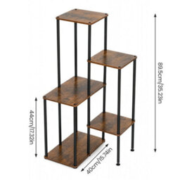 Five Layer Storage Rack With Metal Frame - thumbnail 2