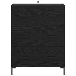 Walplus Sideboard Black Oak 69.5 X 34 X 90 Cm Engineered Wood And Iron - thumbnail 6