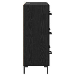 Walplus Sideboard Black Oak 69.5 X 34 X 90 Cm Engineered Wood And Iron - thumbnail 7