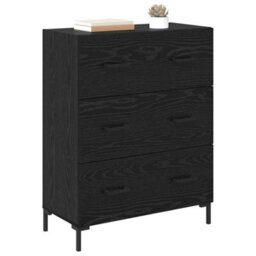 Walplus Sideboard Black Oak 69.5 X 34 X 90 Cm Engineered Wood And Iron - thumbnail 3