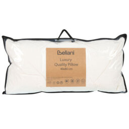 Beliani Set Of 2 Pillows Vihren Low 40 X 80 Cm White - thumbnail 5