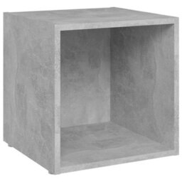 Berkfield Classic 6 Piece Tv Cabinet Set Concrete Grey Engineered Wood - thumbnail 6
