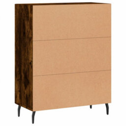 Berkfield Sideboard Smoked Oak 69.5X34X90 Cm Engineered Wood - thumbnail 8