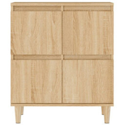 Berkfield Sideboards 2 Pcs Sonoma Oak 60X35X70 Cm Engineered Wood - thumbnail 8