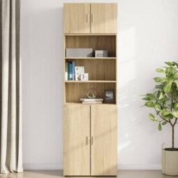 Walplus Wall Cabinet Sonoma Oak 70X42.5X40 Cm Engineered Wood - thumbnail 3