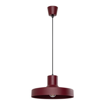 Sollux Lighting Bilo Steel Burgundy 1 Lights Modern Pendant Lamps - image 1