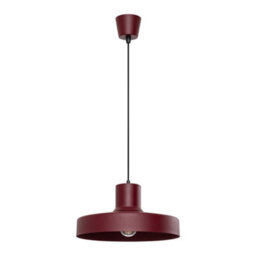 Sollux Lighting Bilo Steel Burgundy 1 Lights Modern Pendant Lamps