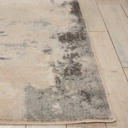 Ivory/grey Rug Modern Abstract,striking Ombre Effects Rug For Bedroom & Living Room-66 X 229Cm (Runner) - thumbnail 5