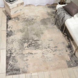Ivory/grey Rug Modern Abstract,striking Ombre Effects Rug For Bedroom & Living Room-66 X 229Cm (Runner) - thumbnail 3