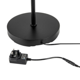 Happy Homewares Rgb And Cct Modern Led Halo Ring Black Floor Lamp With Remote Control - thumbnail 5