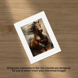 Ak Frames 12X16 White Picture Mounts To Fit A4 Aperture Size - Mount Board Only (No Frame Included) - thumbnail 5