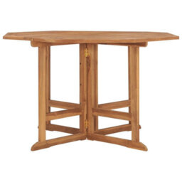 Berkfield Folding Garden Dining Table 110X110X75 Cm Solid Wood Teak - thumbnail 2