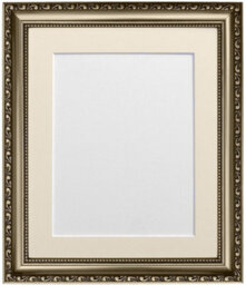 Frames By Post Shabby Chic Gun Metal Frame With Ivory Mount For Imagesize A2 - thumbnail 1