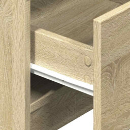 Berkfield Durable Bedside Cabinets 2 Pcs With 2 Drawers Sonoma Oak 40X36X50 Cm - thumbnail 9