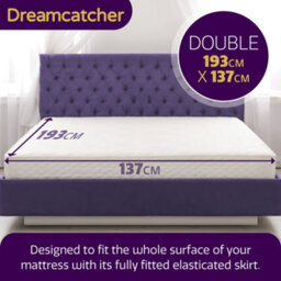 Dreamcatcher Double Size Electric Blanket Dual Control Heated Fitted Underblanket 193 X 137Cm 3 Heat Settings, Machine Washable - thumbnail 4